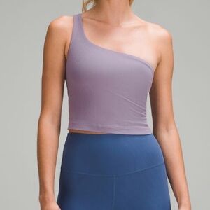 Lululemon Ribbed Nulu Asymmetrical Yoga Tank Top